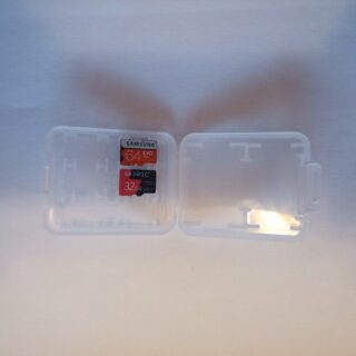 Atminties kortelių dėžutė, skirta "Micro-SD" ir SD saugykloms