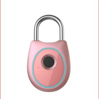 TLL*>Pink Fingerprint Padlock ZNSG10 (Gift for Women)