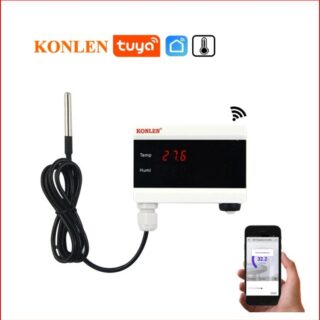 Professional wifi thermometer humiditymeter history alarms