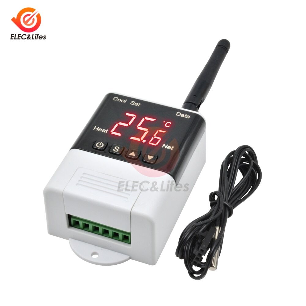 TLL* Effective wifi thermostat thermometer 220V/12V 10A € 46,00