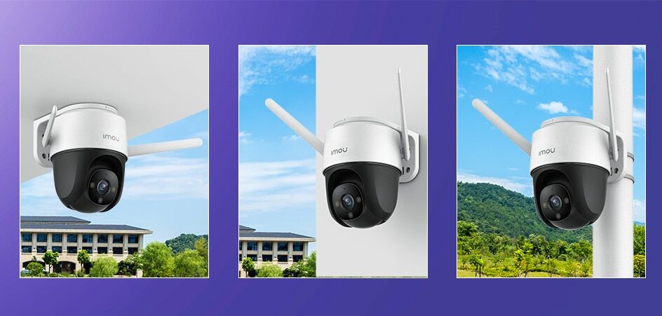 Wifi outdoor security cameras Dahua Imou Cruiser 4MP PTZ night colors € 172,78