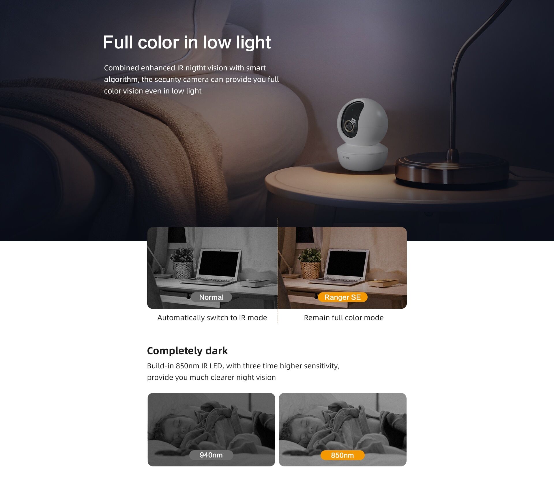 Dahua Imou baby camera Ranger SE 4MP with night colors € 76,29