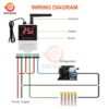 Tuya wifi thermostat with display 220V/110V 10A for heating and cooling - Image 3