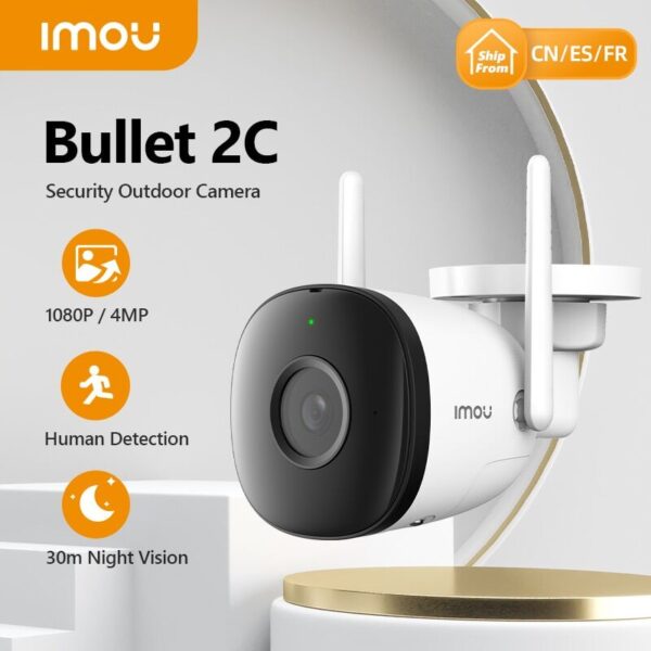 Уличная камера Dahua Imou Wi-Fi Bullet 2C PoE H.265 Приложение ImouLife