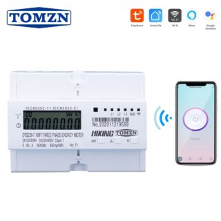 380V wifi power consumption meter with Tuya Smartlife app