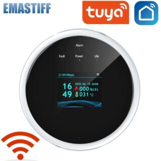 Tuya wifi smart gas leakage alarm eMastiff for natural gas and LPG