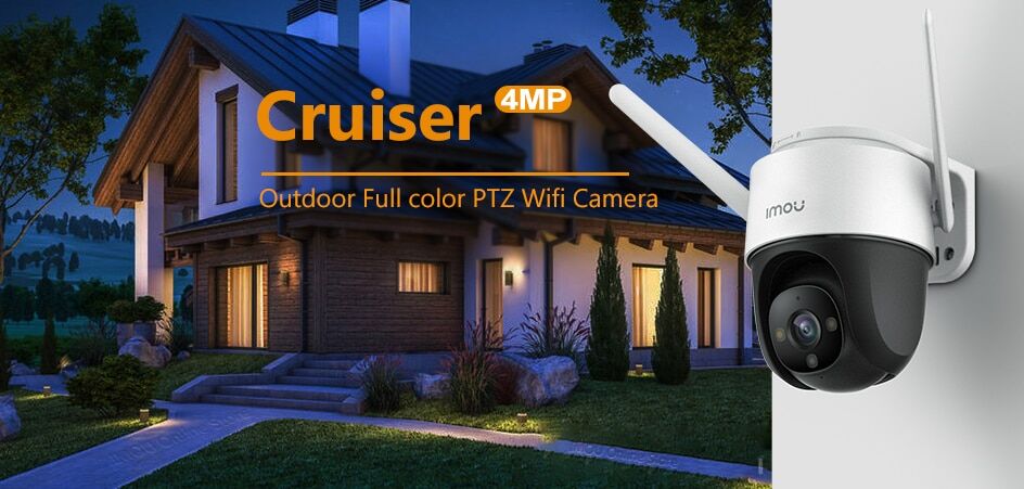 Wifi outdoor security camera Imou Cruiser 4MP PTZ night colors € 0,00