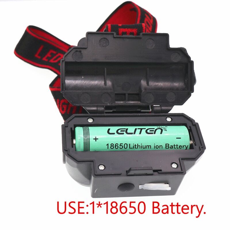 TLL* Casual led headlamp usb charging waterproof battery 18650 LELITEN € 19,35