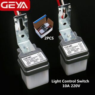 Вимикач світлочутливий для зовнішнього освітлення 220V 10A 2 шт