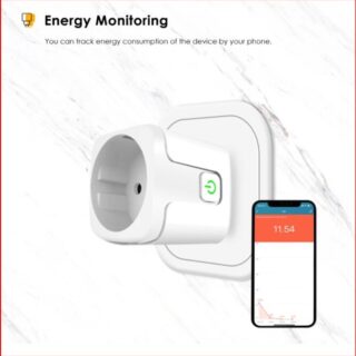 Smart socket power monitor 20A wifi Tuya Smart Life app