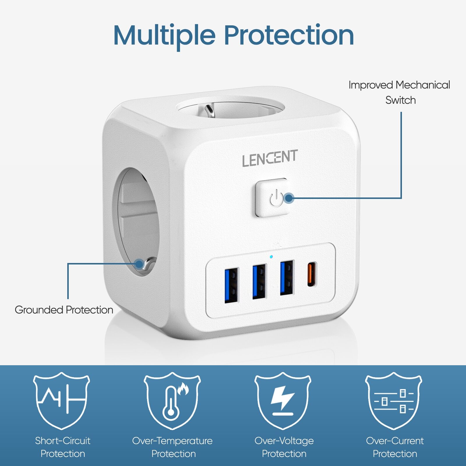 Tll* 220v 4000w eu pistikupesa jaotur lüliti usb reisiadapter € 24,00