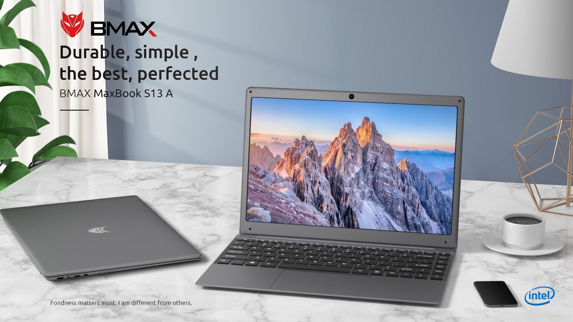 Cheap laptop 13 inch BMAX MaxBook S13A 8GB 128GB battery 6-8h € 347,15