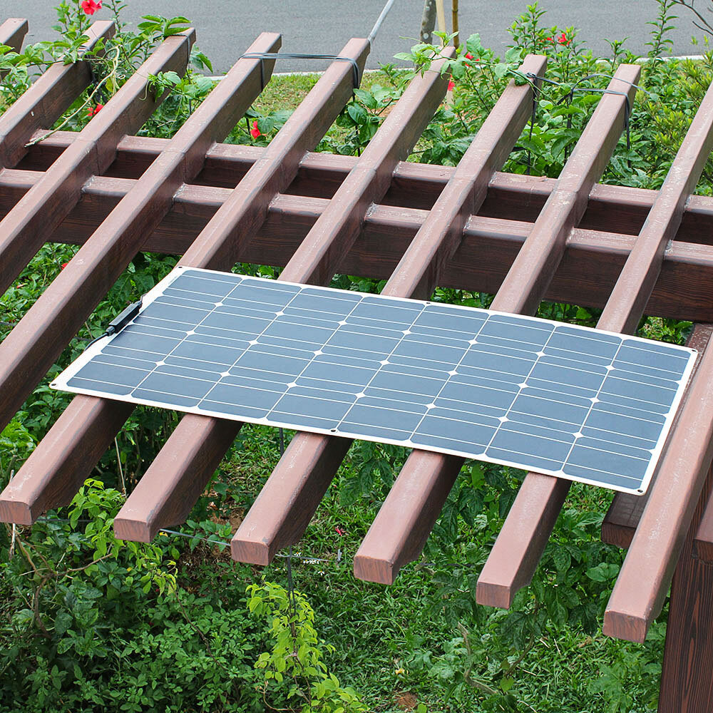 ASUNERGE flexible solar panel 100W monocrystalline or solar panel kit € 149,21