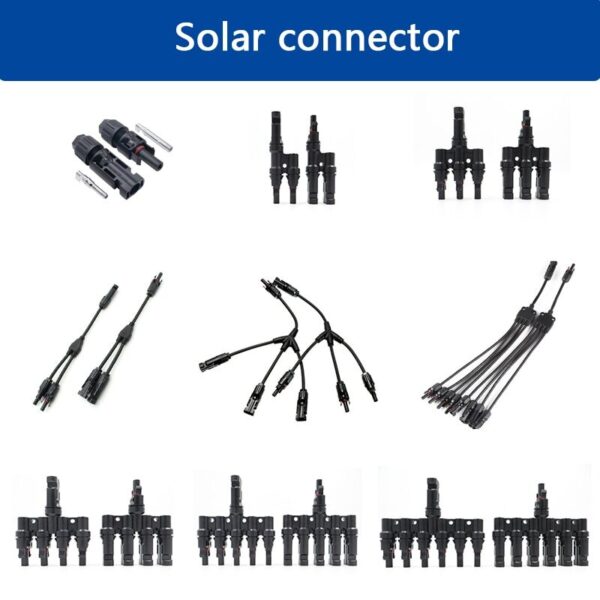 PV коннекторы MC4 для солнечных панелей 1 пара