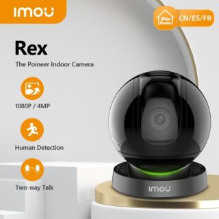 Dahua Imou Life kamera REX 4MP 3,6 mm Wifi lietotne 360° mākslīgais intelekts