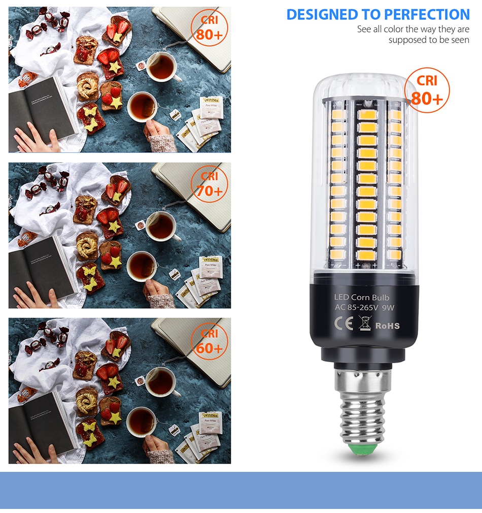 High-quality peiqi aluminum led corn bulbs e14 or e27 socket € 4,90