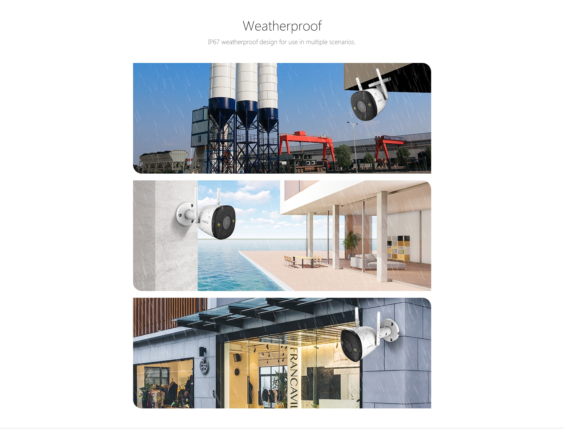 Color night vision wifi security cameras Dahua Imou 2E 4MP for outdoor € 81,08