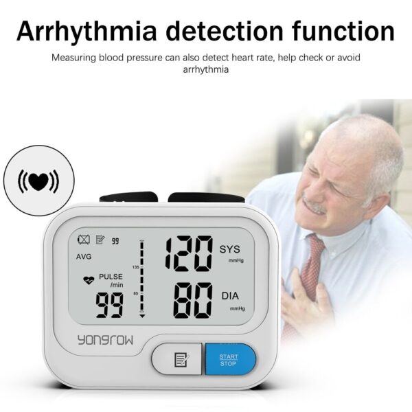 Digital wrist blood pressure monitor Yongrow YK-BPW5
