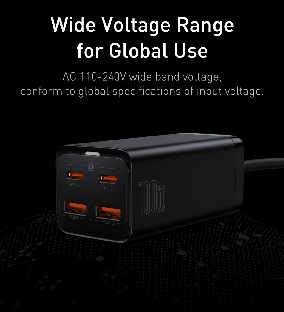 Laptop USB-C charger 100W 220V PD GaN Fast Charger € 82,28