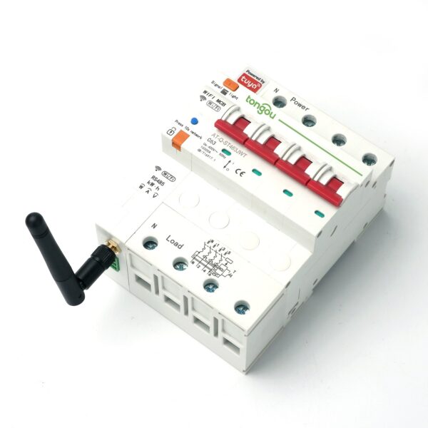 Tuya wifi 4P RCBO protector energy meter three phase 100V-280V 1A-80A adjustable € 136,81