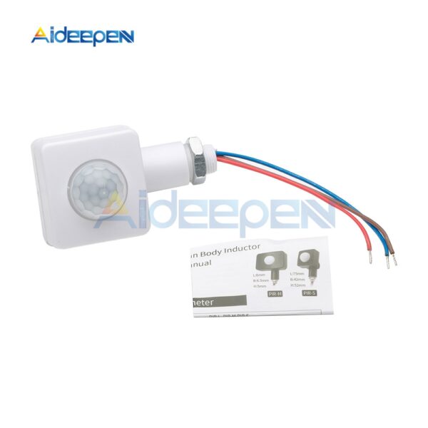 Outdoor motion sensor light switch adjustable sensitivity time illumination 220v 110v € 6,11