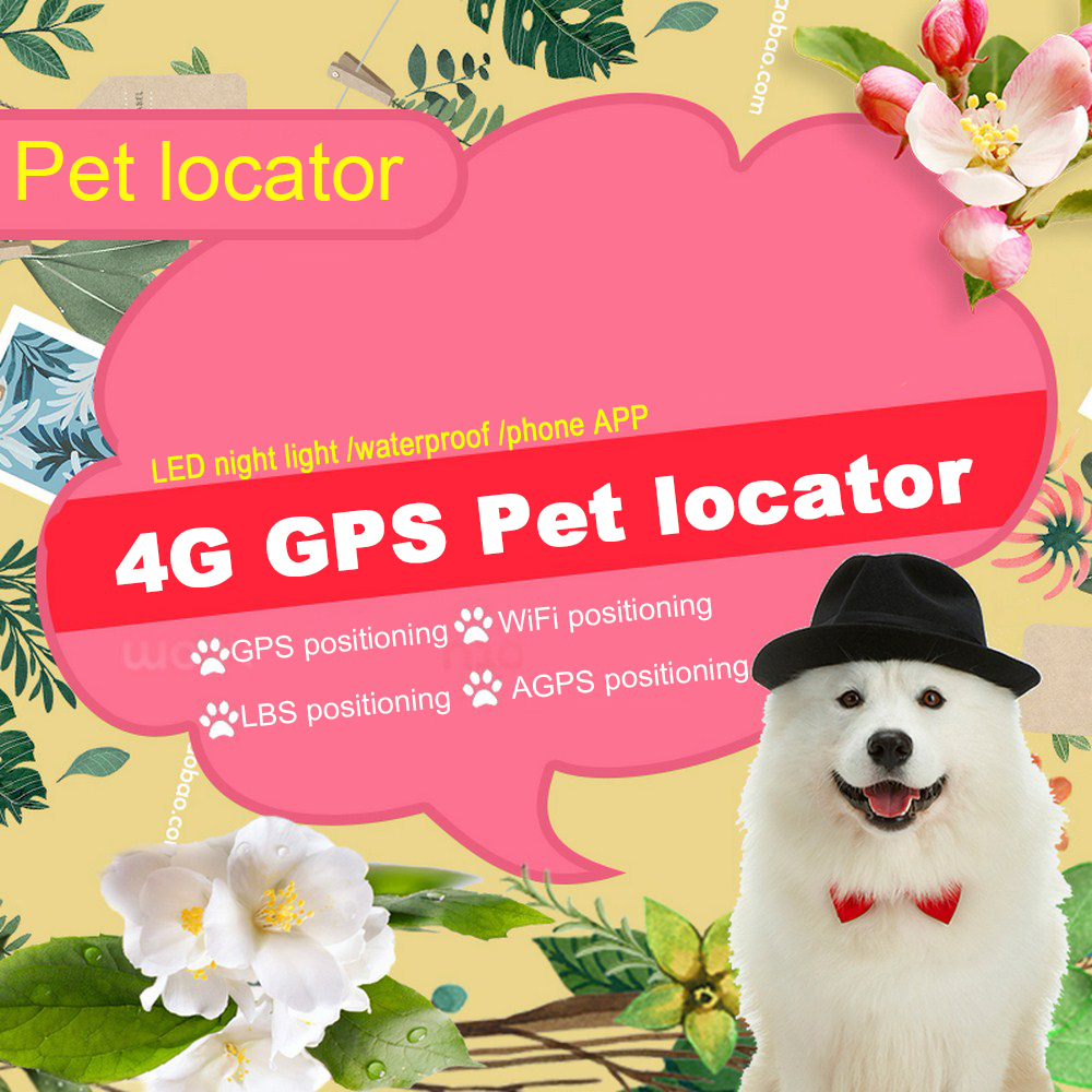 4g gps pet tracker small dog or cat geofence with free app € 80,80