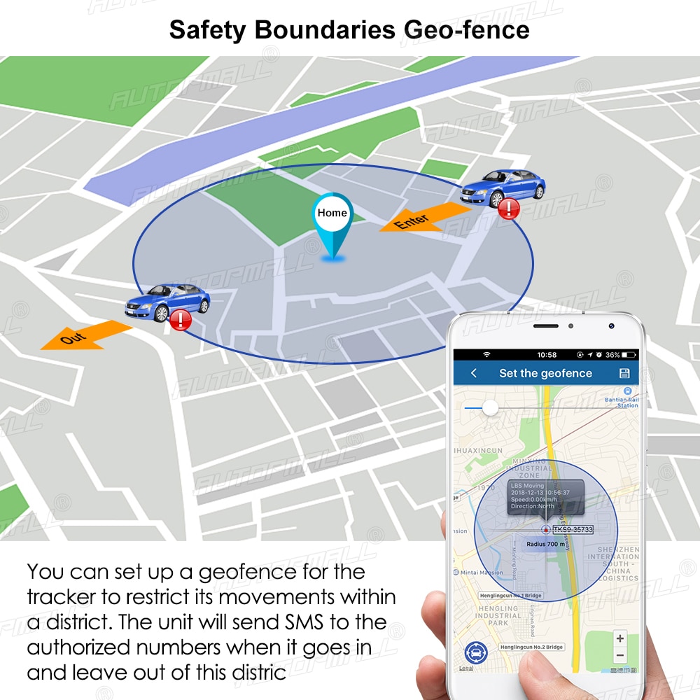Magnetic vehicle 4g gps tracker 10000mah for google maps € 116,63