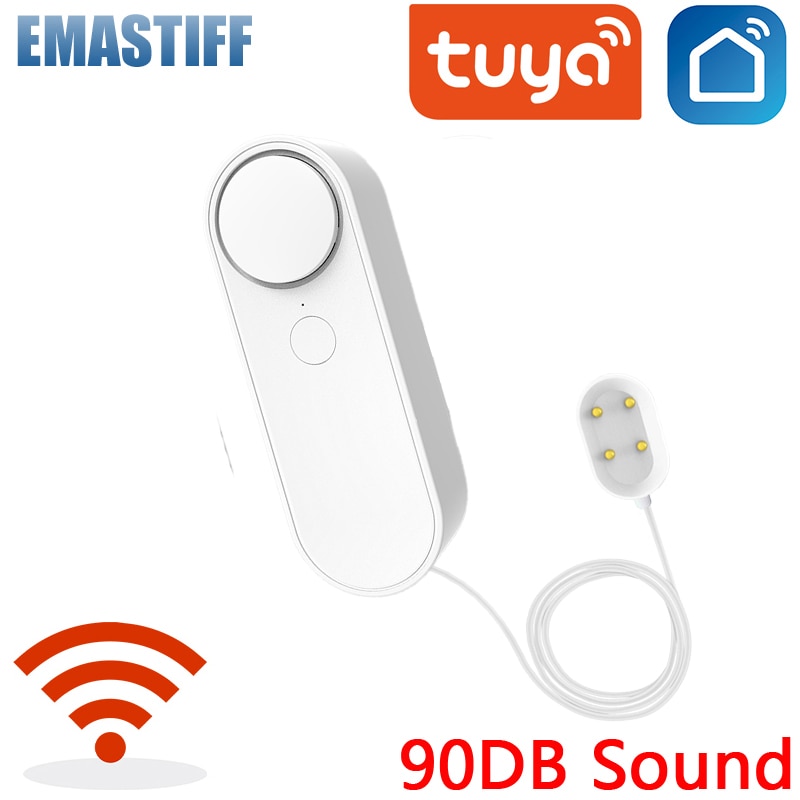 Wifi water leakage sensor with sound alarm and Tuya app € 19,70