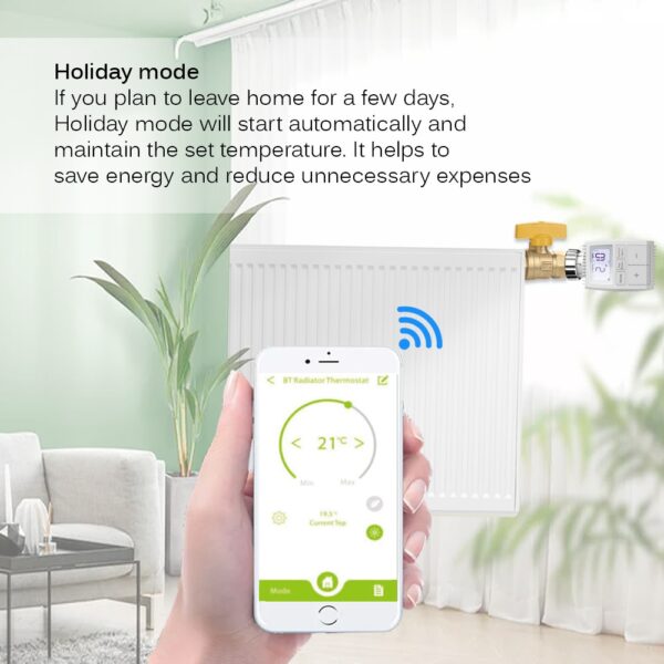 Tuya ZigBee wifi radiator valve thermostat with Smart Life app for home TRV € 35,66