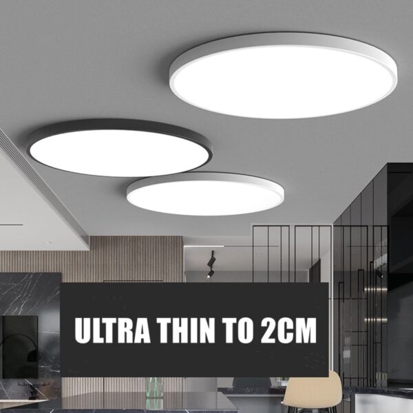 Ultra thin led ceiling lamp 48W 36W 24W 18W 6W modern panel ceiling lights € 12,16