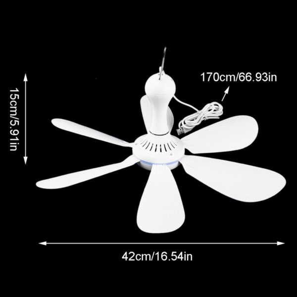 USB ceiling fan for outdoor activities picnic camping € 28,79