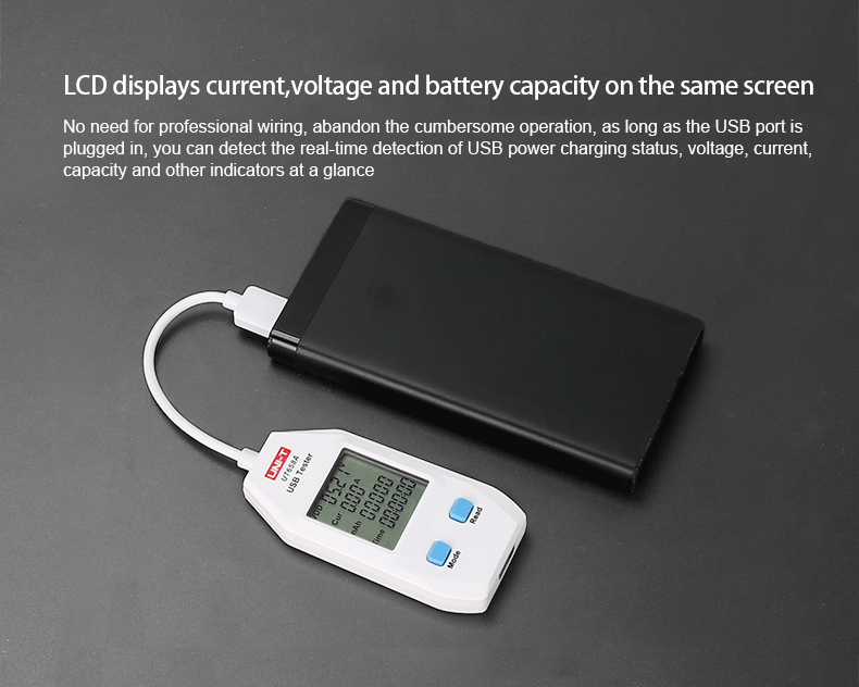 Dual USB power meter tester usb usb-c UT658 € 36,27