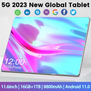 2023 tabletti 11.6'' 16GB/1TB 8800mAh MTK6797 Android 11.0 Wifi Dual 5G SIM
