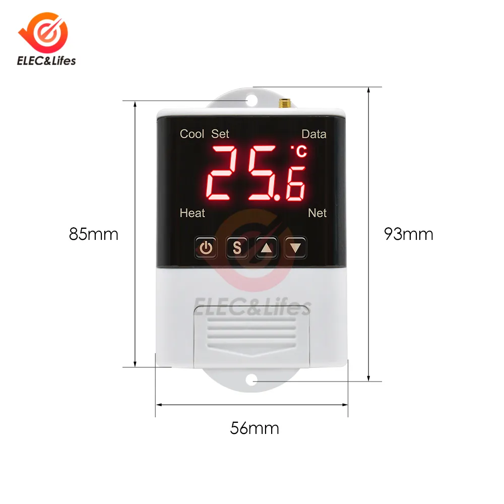 Effective Tuya wifi thermometer thermostat 220V/110V 10A temperature controller thermoregulator for heating cooling € 31,69