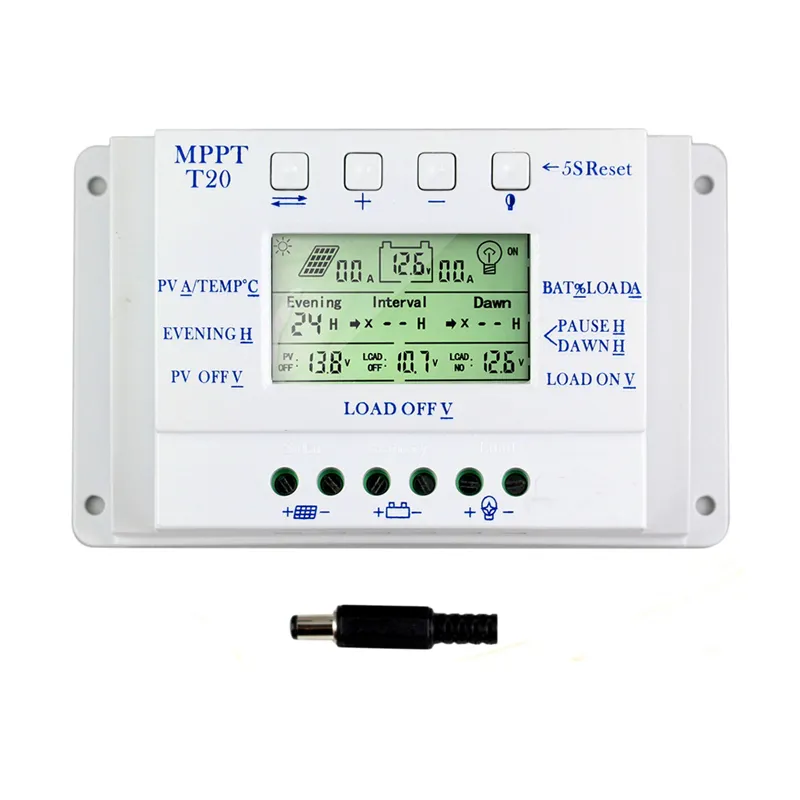 Compatible-to-mppt solar controller regulator 20a 30a 40a 12v/24v € 35,02