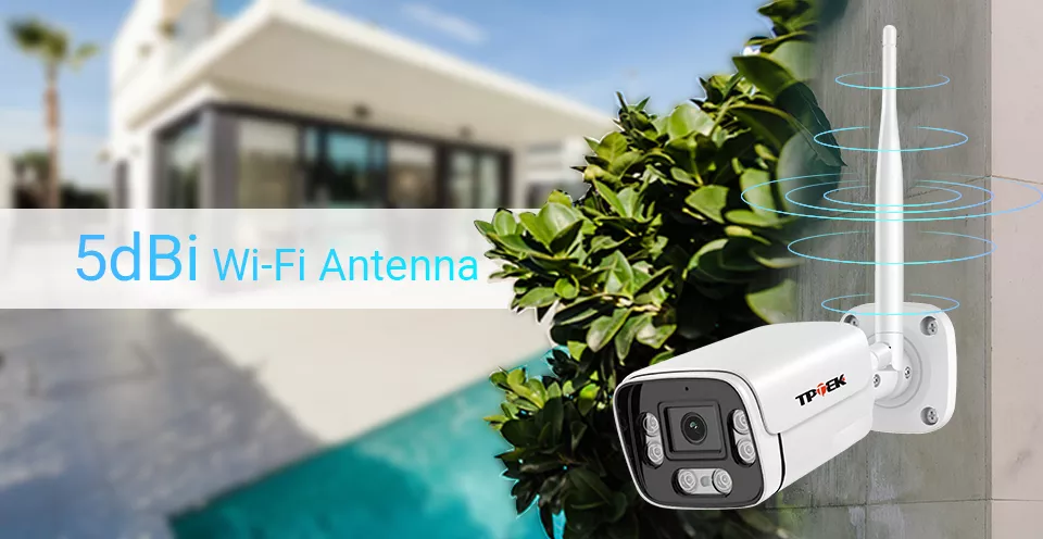 Outdoor security camera 8mp 5mp 3. 6mm tptek camhi app emailing photos € 79,60