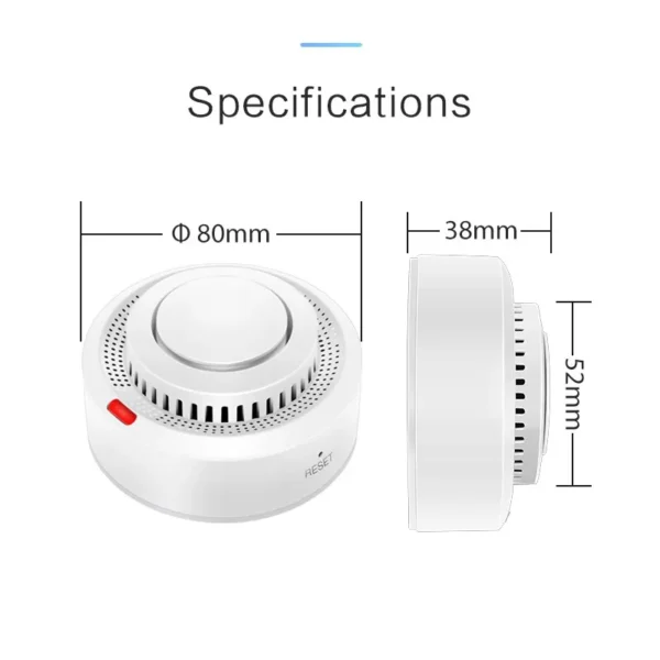 Tll* tuya wifi smoke alarm heat detector smoke remote alarm - image 6