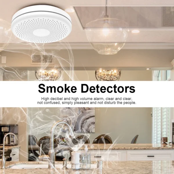 2 in 1 wifi smoke co alarm detector sensor with smart life app € 40,83