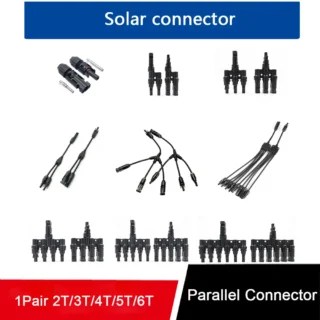 PV коннекторы MC4 для солнечных панелей 1 пара