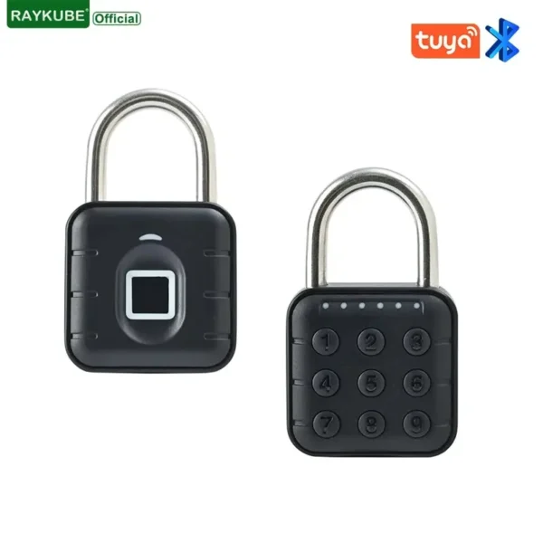 Tuya bt waterproof fingerprint password padlock gym padlock