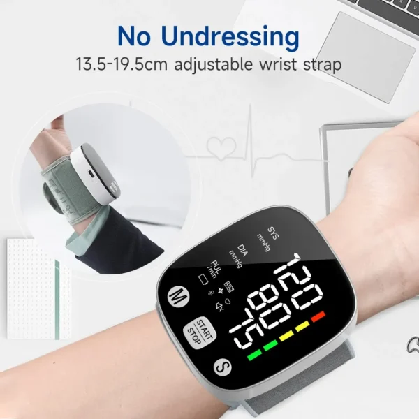 Yongrow yk-bpw1 rechargeable wrist blood pressure monitor