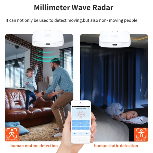 Smart tuya wifi human presence detector mmwave radar sensor € 33,64