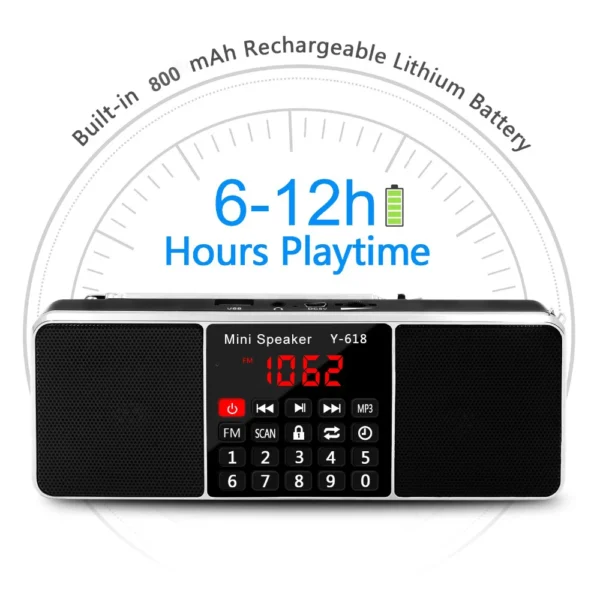 Lefon digital fm radio receiver speaker mp3 player € 36,75