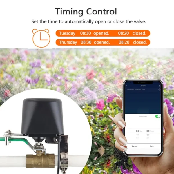 Tuya smart wifi valve controller for water and gas - model rqf-1t € 43,36