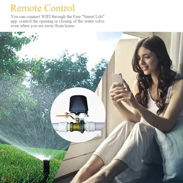 Tuya smart wifi valve controller for water and gas - model rqf-1t € 43,50