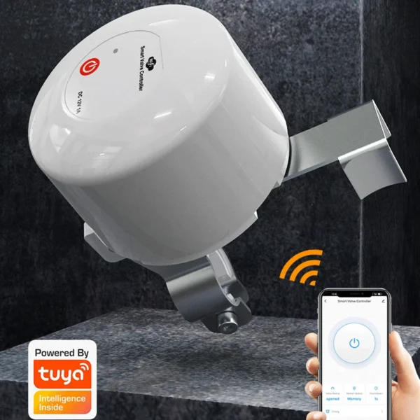 Tuya wifi valve actuator: smart control and automated shut-off gas or water € 47,38