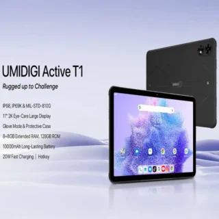 UMIDIGI Active T1 vastupidav veekindel tahvelarvuti 11'' AI Face Unlock 10000mAh tahvelarvuti