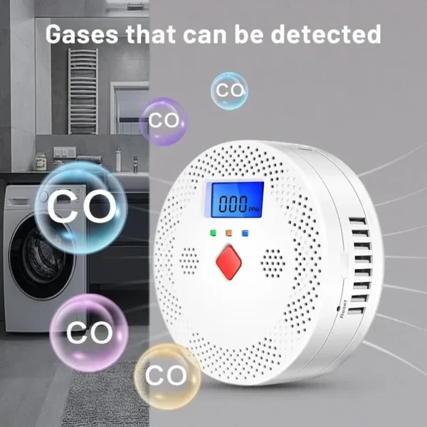 Tll* tuya wifi smart carbon monoxide detector with alarm and digital display € 24,00