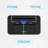 12V/24V Car Quick Charger Panel with PD and QC Technology - Image 2