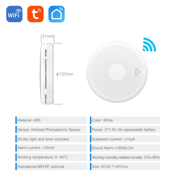 Tll* best smart smoke and co alarm: carbon monoxide and smoke detector € 39,00